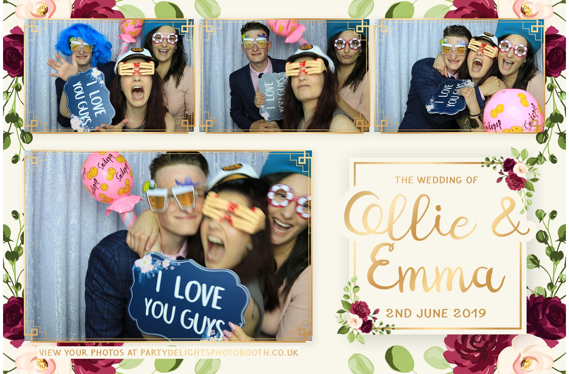 Ollie and Emma’s Wedding - Prints | View more photos from the event at gallery.partydelightsphotobooth.co.uk/u/PartyDelightsPhotoBooth/Ollie-and-Emma’s-Wedding-Prints